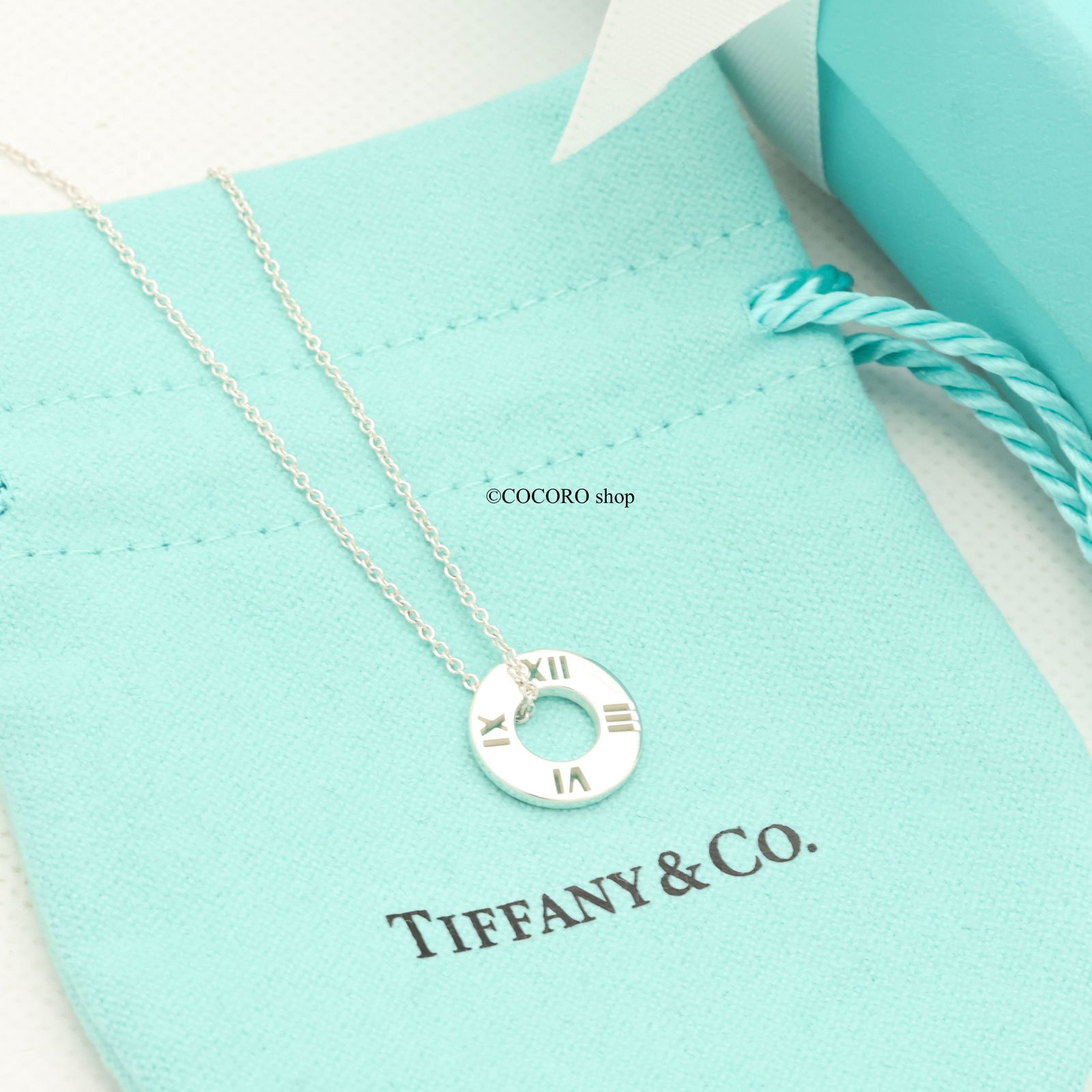 美品】ティファニー TIFFANY&Co. アトラス サークル ネックレス