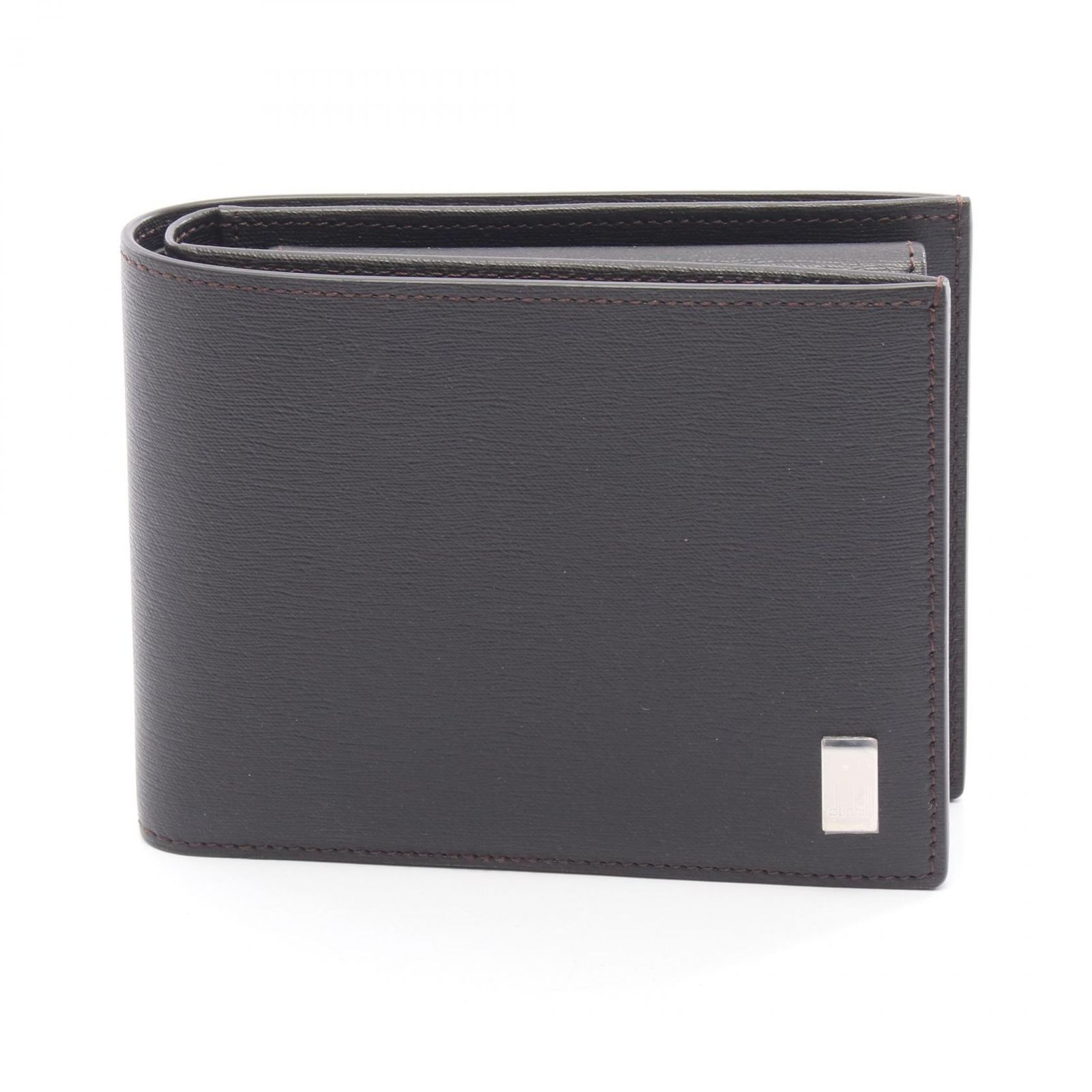 ダンヒル Dunhill 二つ折り財布 D.HFP3070E ブラック レザー 二つ折り財布 メンズ