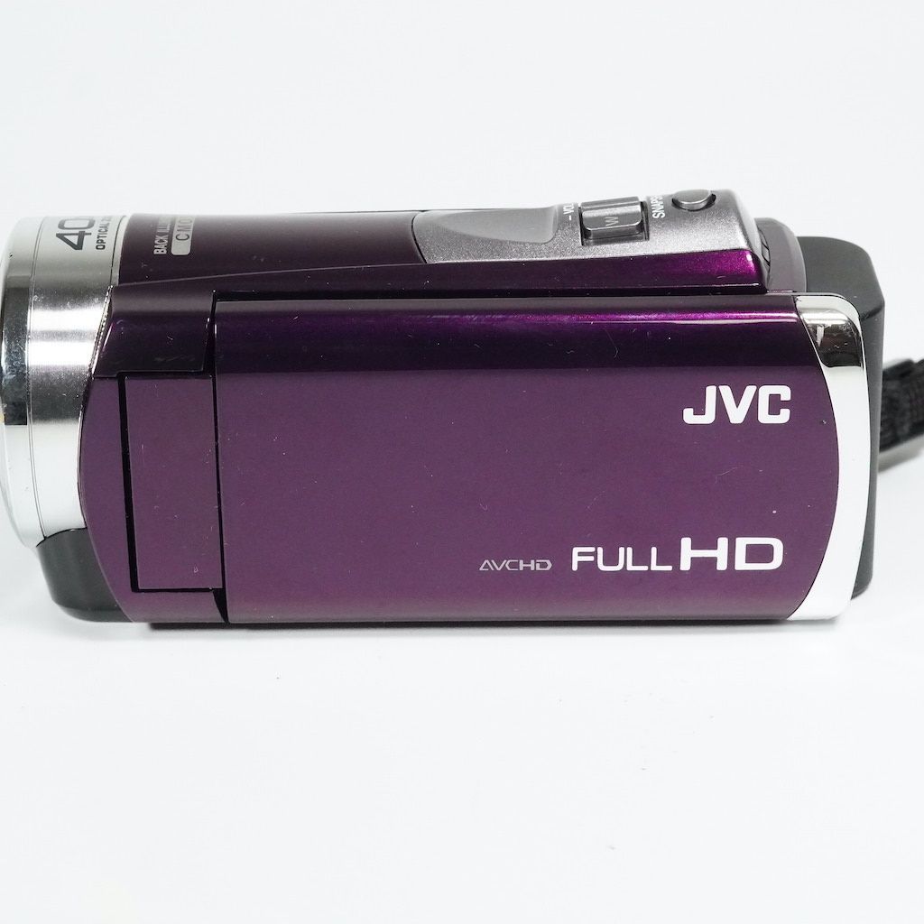 JVC Victor Everio GZ-E690-V バイオレット ビデオカメラ 動作OK 1週間 