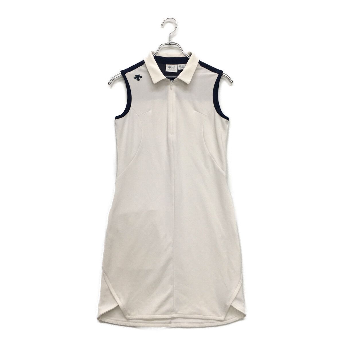 【DESCENTE GOLF】ノースリーブポロワンピース DESCENTE GOLF デサントゴルフ ノースリーブワンピース ピンク系
