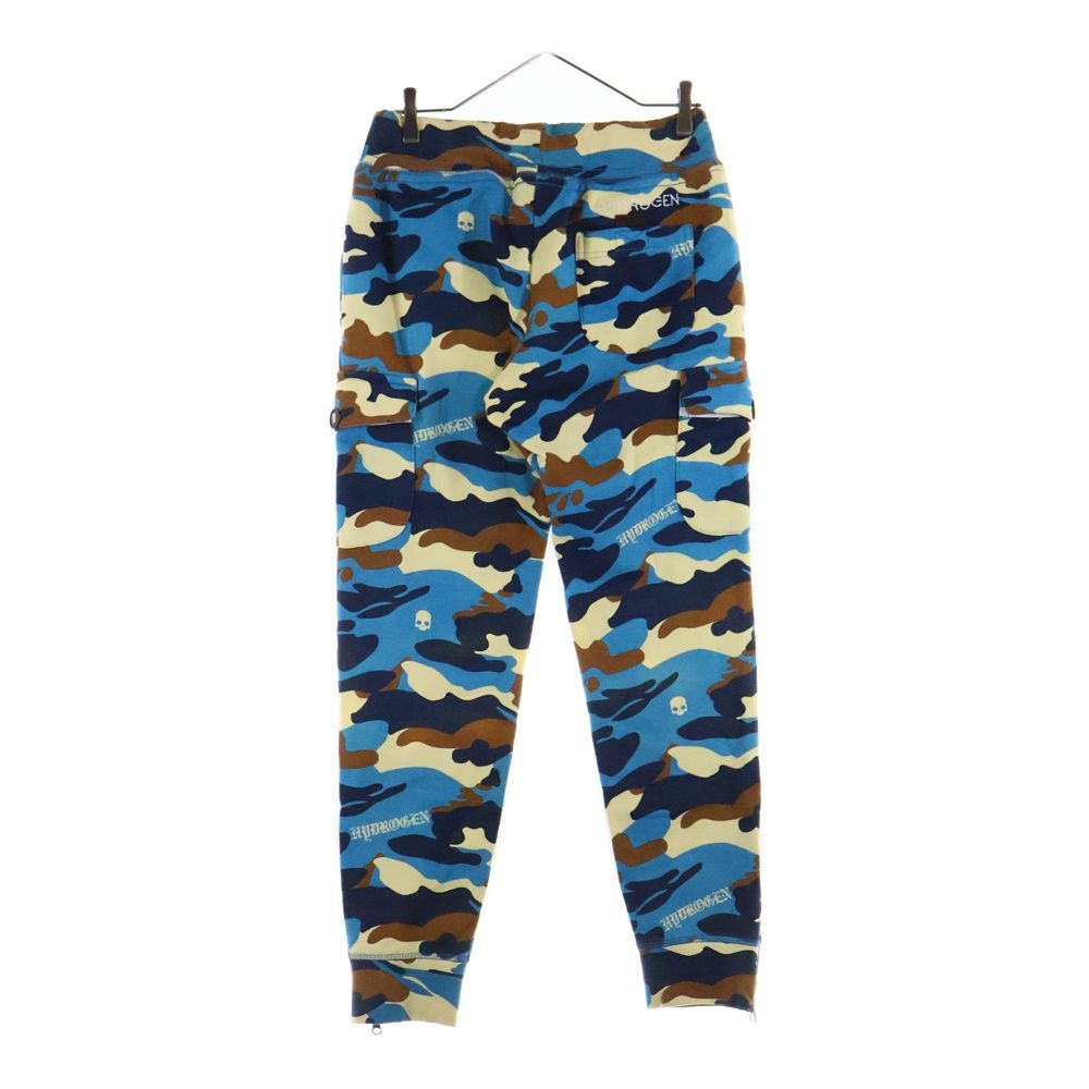 HYDROGEN ハイドロゲン ロゴプリント 総柄 スウェットパンツ マルチ