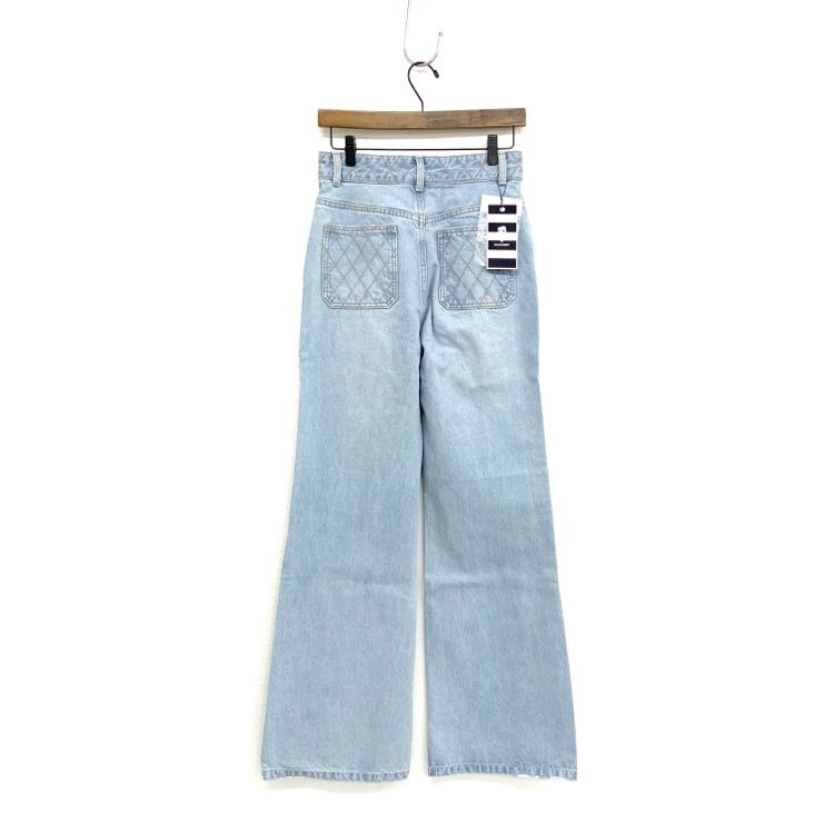 ボーダーズアットバルコニーデニム36未使用ブルー ボーダーズアットバルコニーデニム36未使用ブルー