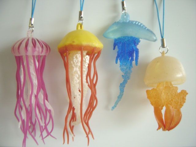 ♯Gui28FOネイチャーテクニ クラゲソフトストラップ全8種