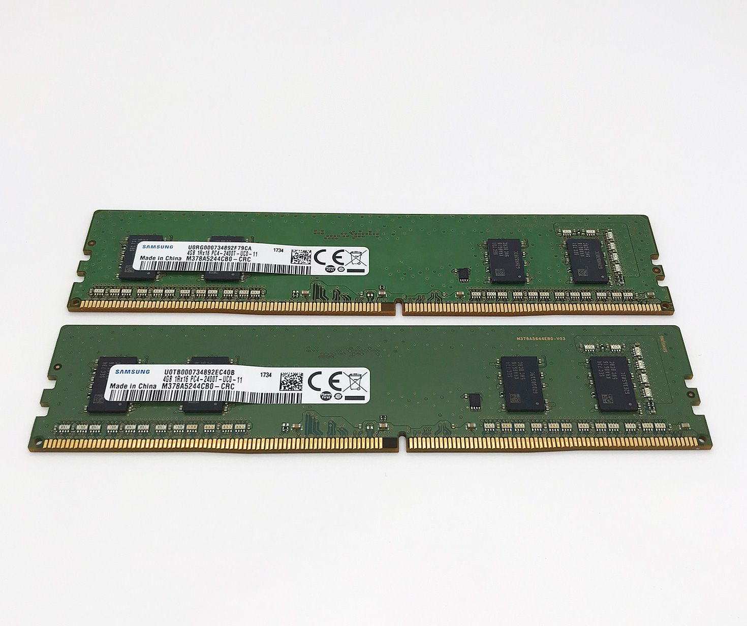 デスクトップPCメモリ SAMSUNG DDR4 2400 8GB（4GB×2）M378A5244CB0-CRC - メルカリ