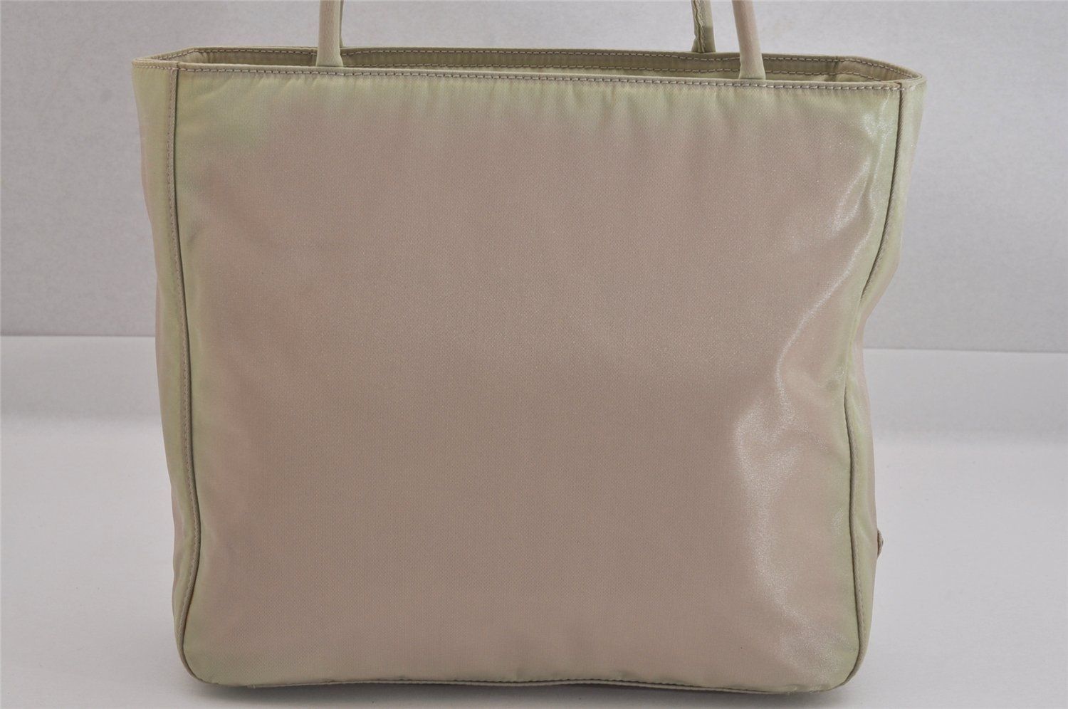 PRADA トートバッグ ベージュ/ボルドー　ヴィンテージ PRADA トートバッグ ベージュ/ボルドー ヴィンテージ PRADA