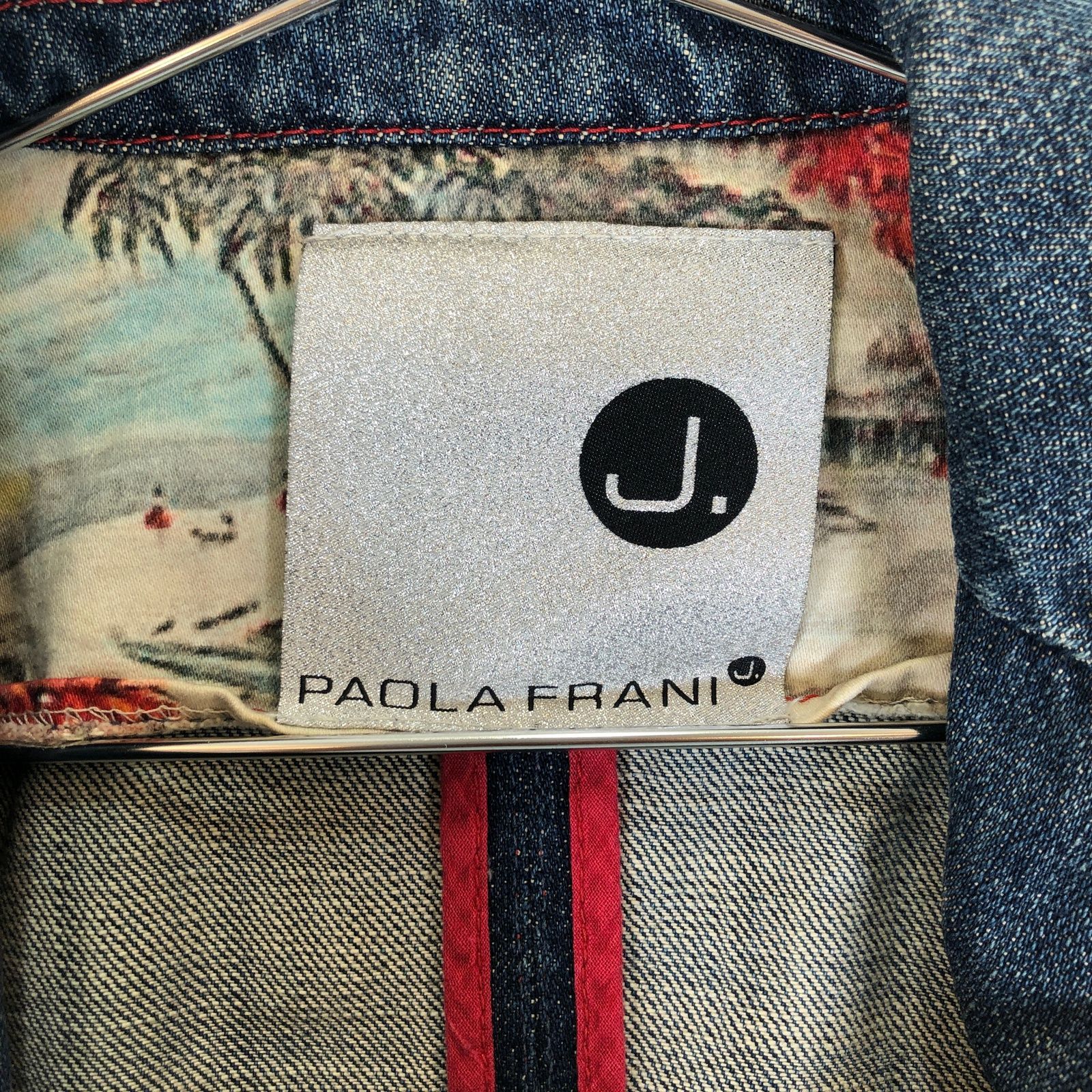 イタリア製】 Paola Frani パオラフラーニ USA/L XL相 ネイビー
