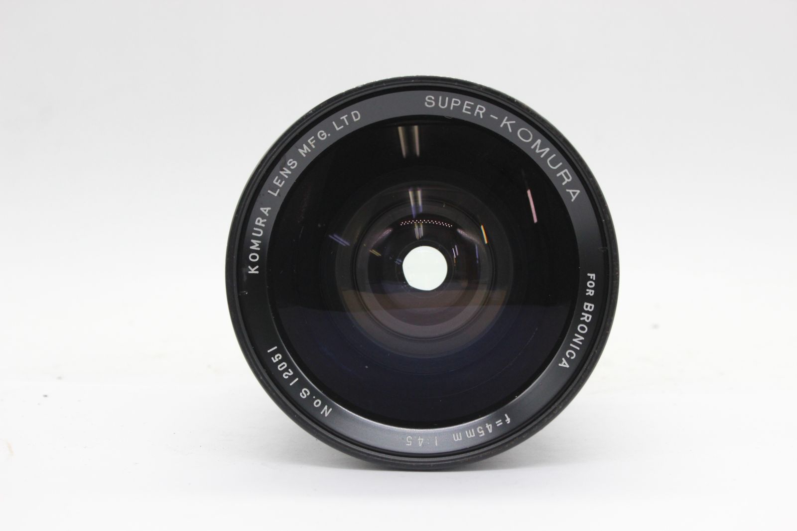 【返品保証】 コムラ Super-Komura 45mm F4.5 ブロニカマウント レンズ s2617