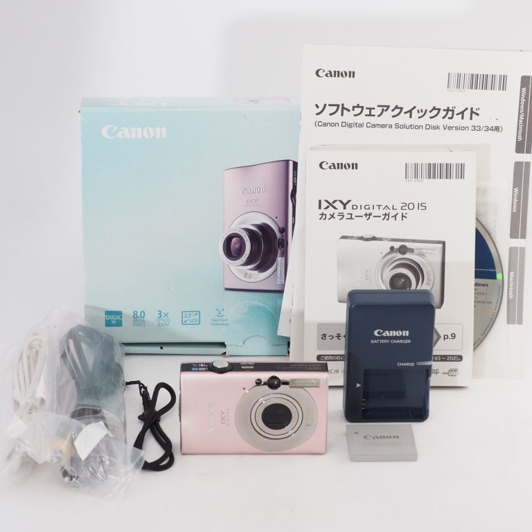 カメラ Canon デジタルカメラ IXY DIGITAL 20 IS ピンク キヤノン