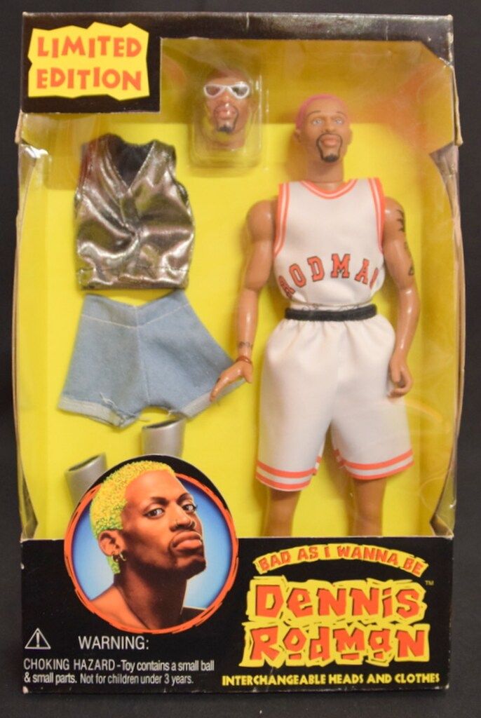 STREET PLAYERS INTERCHANGEABLE HEADS AND CLOTHES DENNIS RODMAN