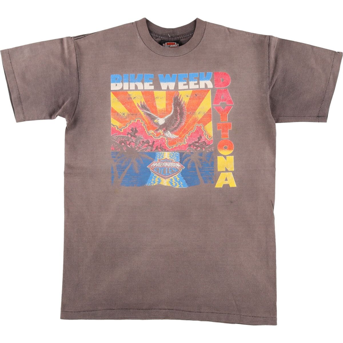 古着 90年代 ハーレーダビッドソン Harley-Davidson 鷲柄 イーグル柄  