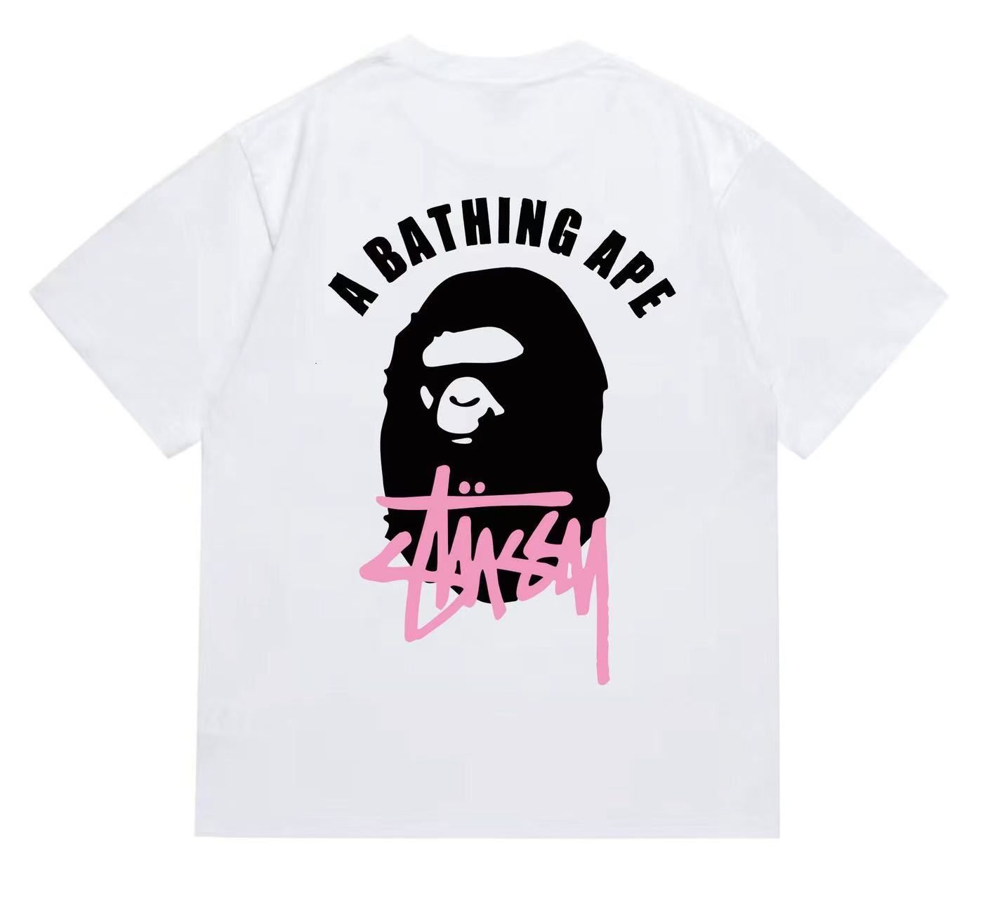 新品未使用STUSSY×APE BAPE　KIDSTシャツ 新品未使用】Stussy x A BATHING APE アベイシングエイプ bape T
