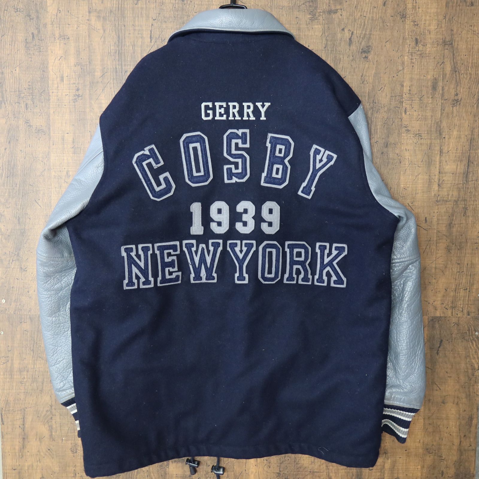 90s Vintage US古着☆cosby コスビー Stadium Jacket スタジャン 襟 