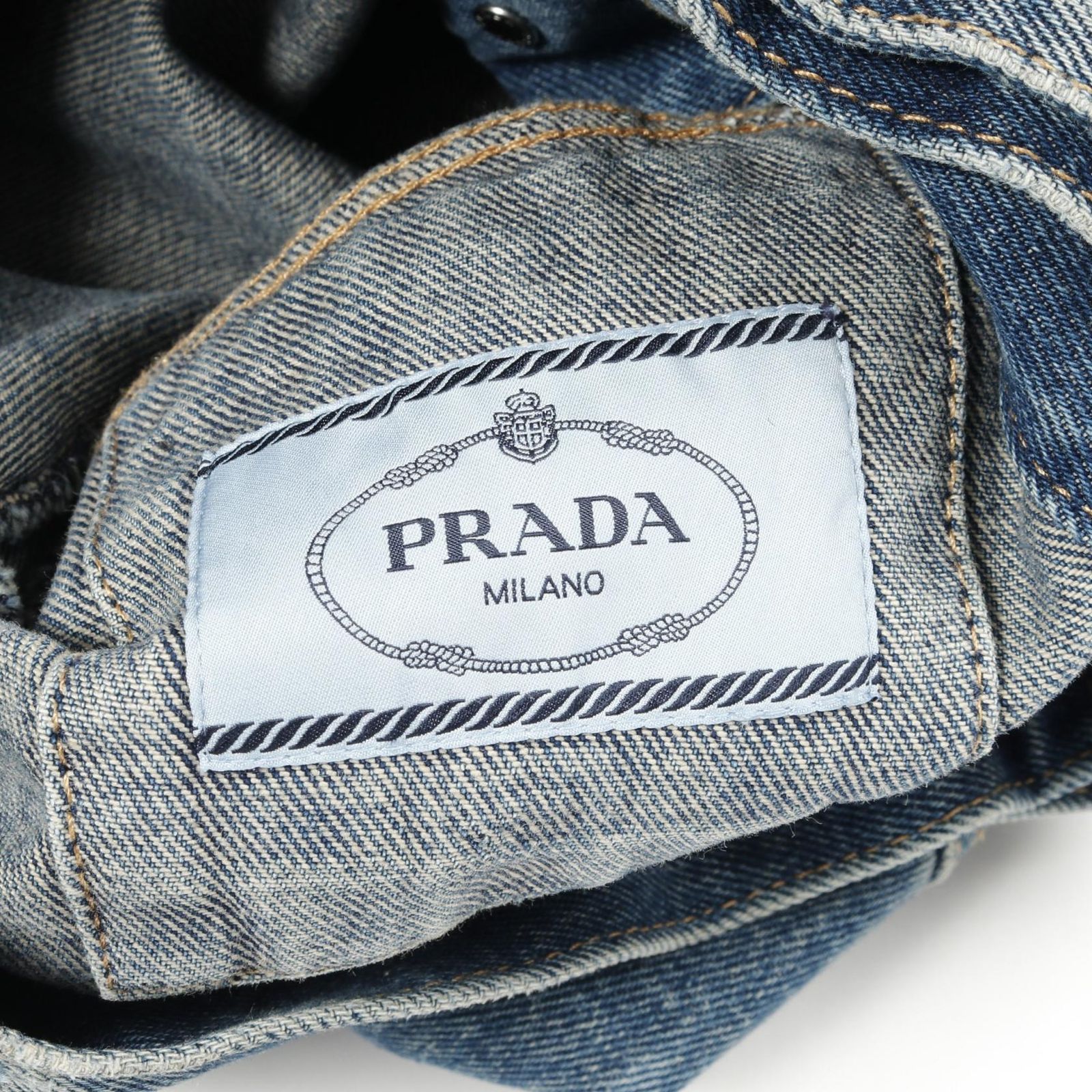 PRADA プラダ　デニムジャケット　カバーオール　新品未使用　L グレー 日本未入荷・海外限定アイテム PRADA(プラダ) デニムジャケット