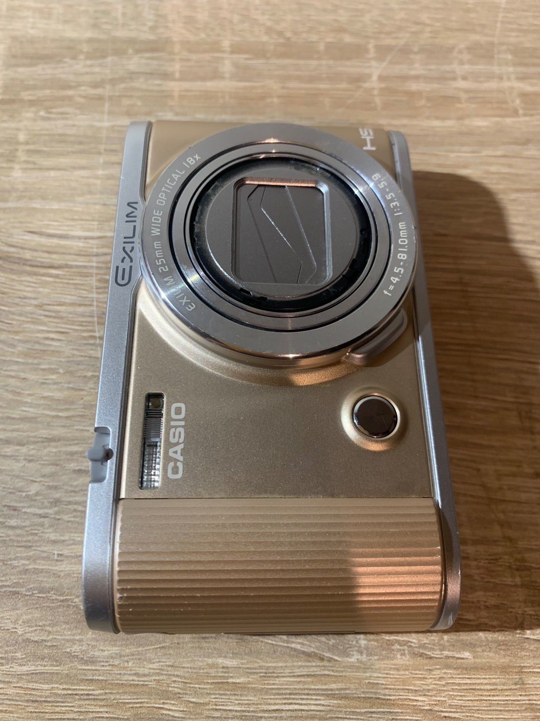 5969 Casio EXILIM EX-ZR1800 ゴールド デジカメ ジャンク品 【中古