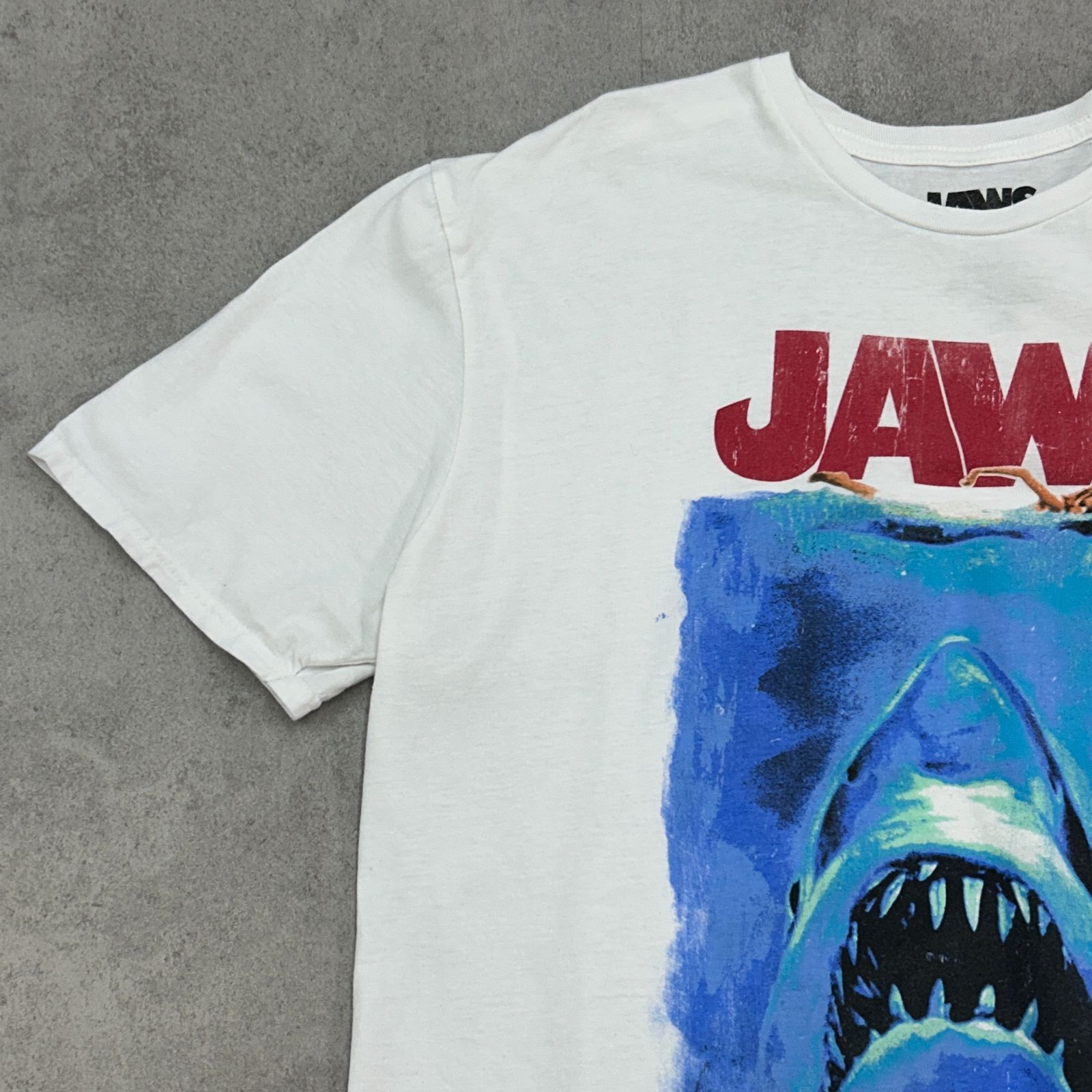 古着 Universal Studios 90s Jaws No Wimps Tee Black XL