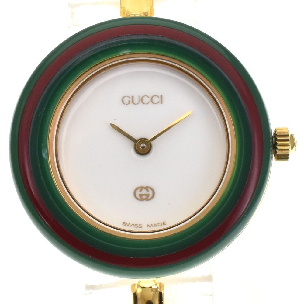 gucci グッチ 11/12.2 チェンジベゼル クォーツ 楽天市場】【中古】｜GUCCI グッチ 11/12.2 チェンジベゼル