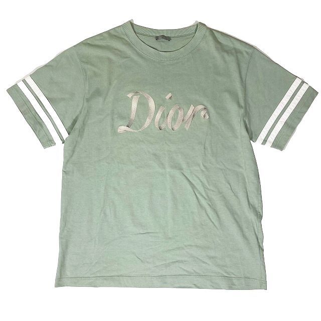 美品 22SS ディオールオム Dior HOMME フットボールロゴ刺繍オーバー ...