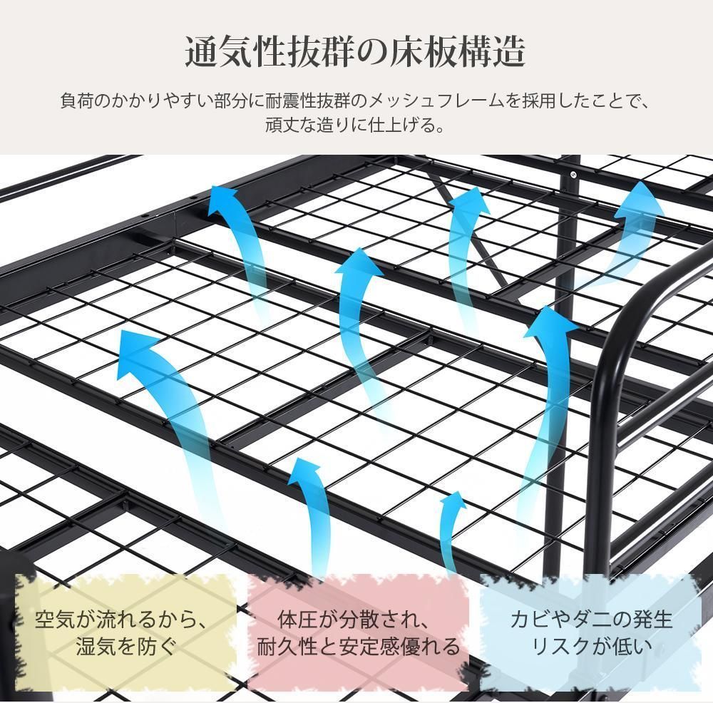 姫系 ロフトベッド シングル ロフトベッド パイプ ロータイプ 木 収納 耐震 Amazon｜【ブラック】 姫系 1.ロフトベッド パイプベッド シングル