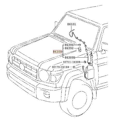 TOYOTA トヨタ純正 ランドクルーザー フロントエンブレム ランクル 未