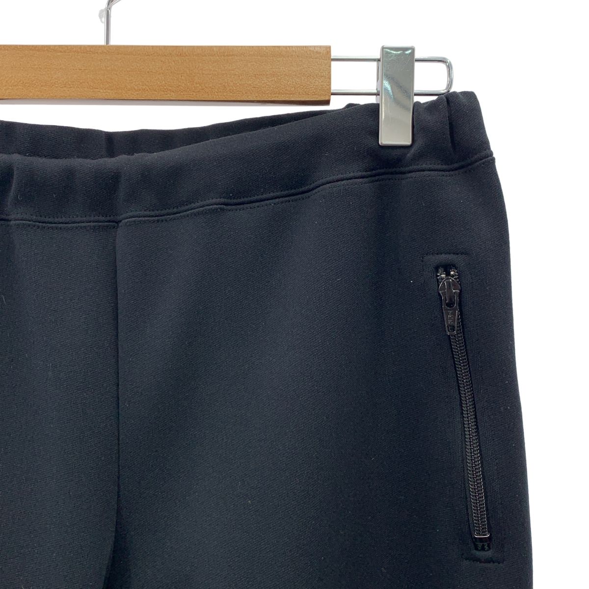 COMME des GARCONS コムデギャルソン AD2025 ジップ ジャージ イージーパンツ L ブラック レディース