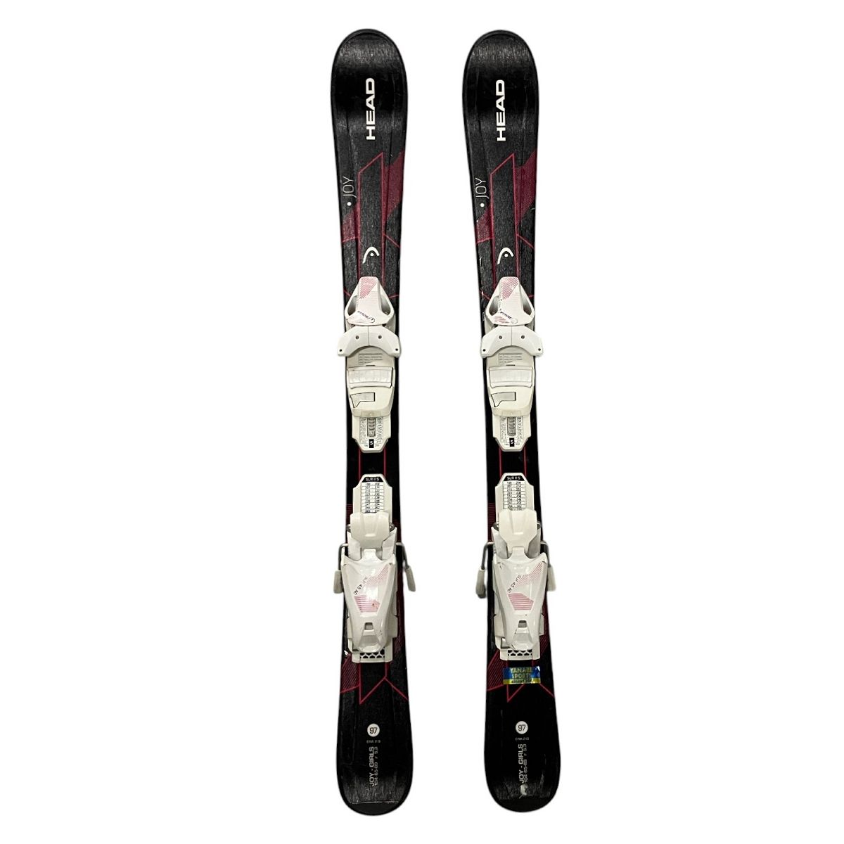 HEAD JOY GIRLS 97cm R5.3 ビンディング ストック 付 ヘッド ジュニア スキー板 B10494567