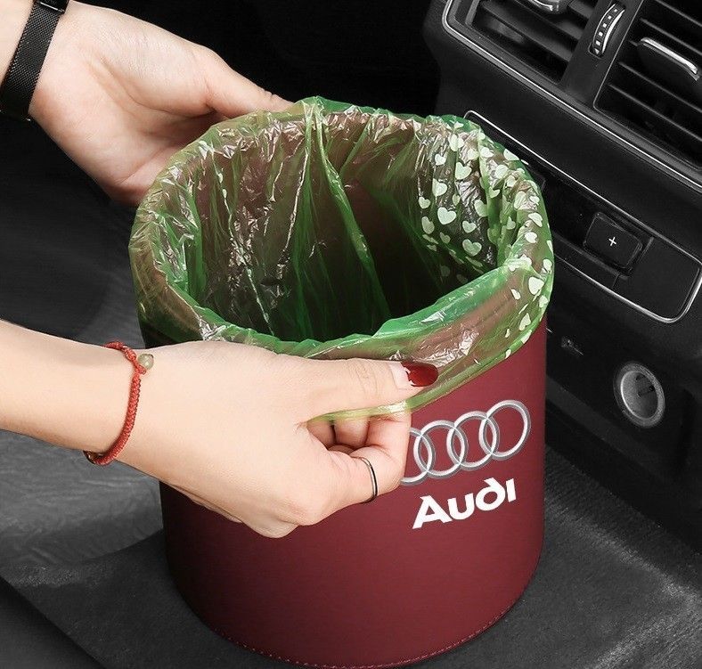 新品 !アウディ Audi エンブレム 車用収納ケース車用ゴミ箱 新品 !アウディ Audi エンブレム 車用収納ケース車用ゴミ箱