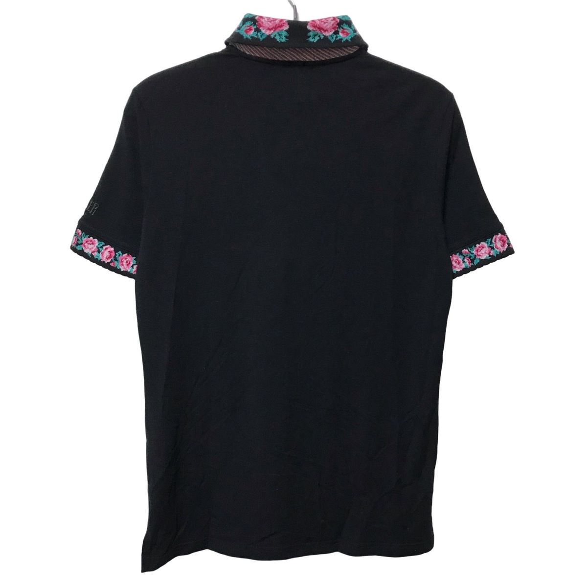 FEILER(フェイラー) 半袖ポロシャツ サイズ レディース - 黒×ピンク 
