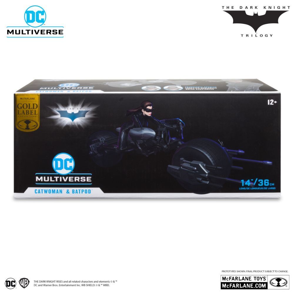 マクファーレントイズ DCマルチバース キャットウーマン & バットポッド ダークナイト McFarlane DC Multiverse Catwoman and Batpod(The Dark Knight Rises) バットマン