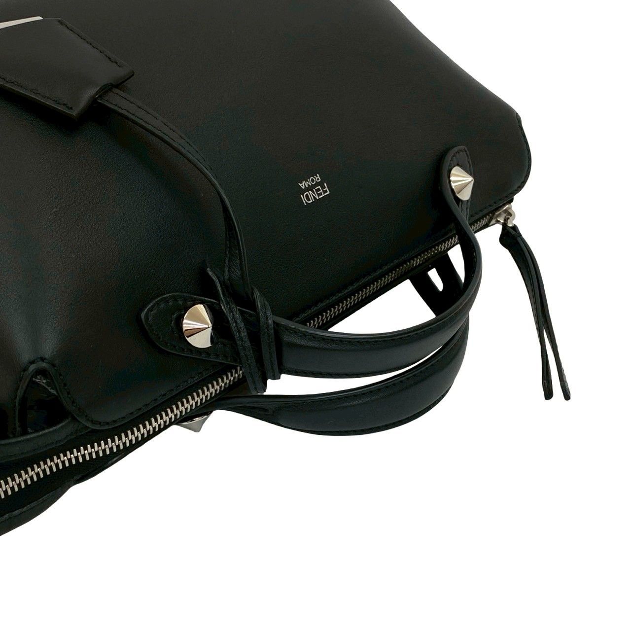フェンディ バイザウェイ ミディアム 2WAYバッグ レザー 黒 ショルダー付き FENDI フェンディ 2WAYバッグ 【BY THE WAY：バイザウェイ