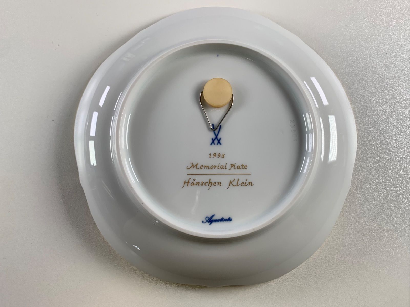 ☆未使用品 Meissen マイセン 1998年 メモリアルプレート 小さな