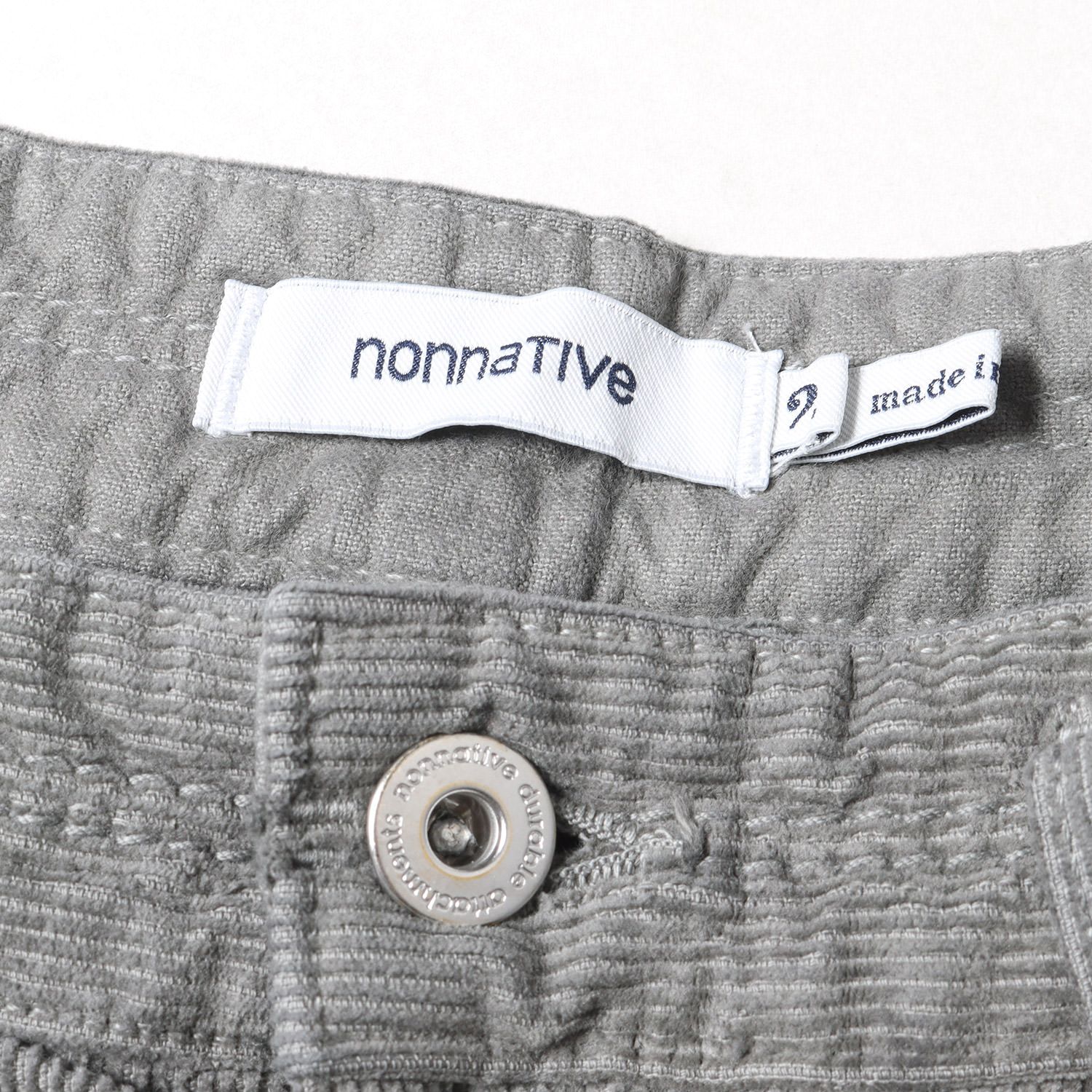 NONNATIVE ノンネイティブ パンツ オーバーダイ加工 5ポケット