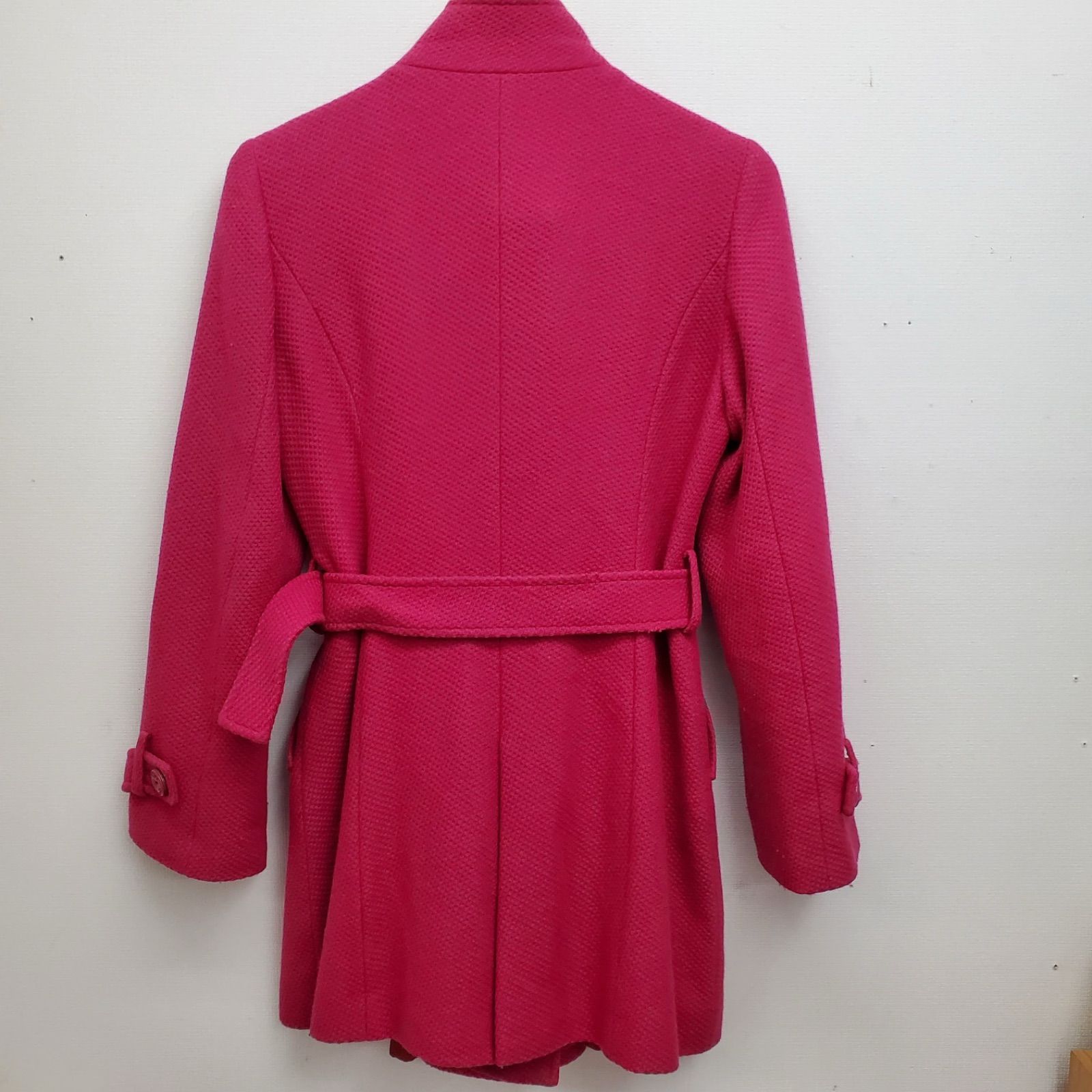 courreges クレージュ　コート　ピンク クレージュ courreges コート ピンク ダッフルコート 9号 - メルカリ