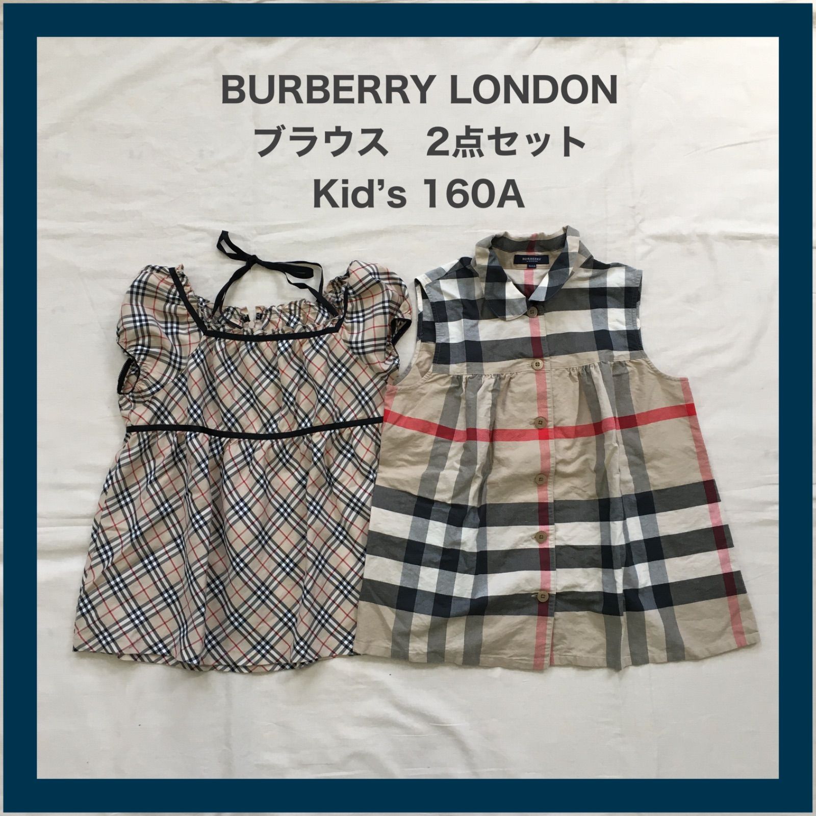 BURBERRY バーバリー 刺繍ワンピース 160A-