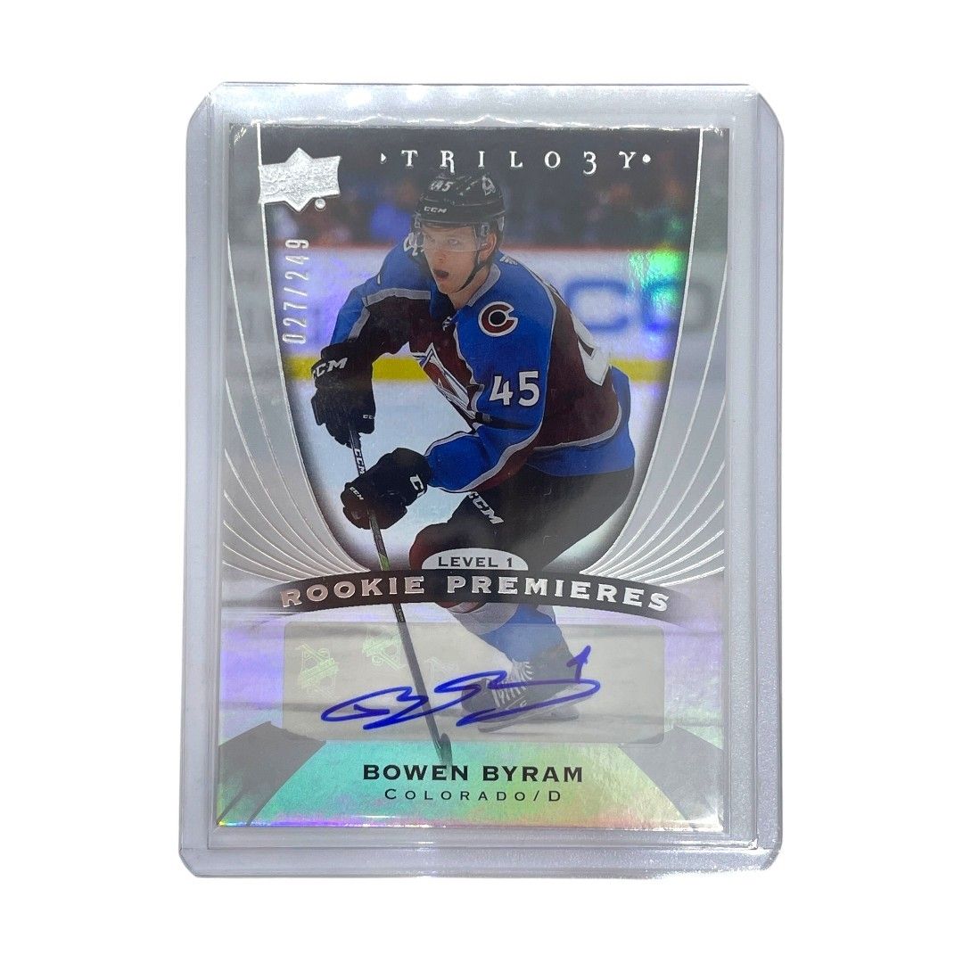 UPPER DECK NHLカード TRILOGY BOWEN BYRAM COLORADO AVALANCHE 027|249 81 IT1