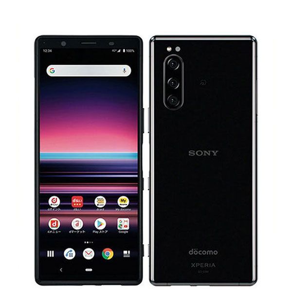 中古】 SO-01M Xperia 5 ブラック SIMフリー 本体 ドコモ スマホ ソニー エクスぺリア【送料無料】 so01mbk6mtm -  メルカリ