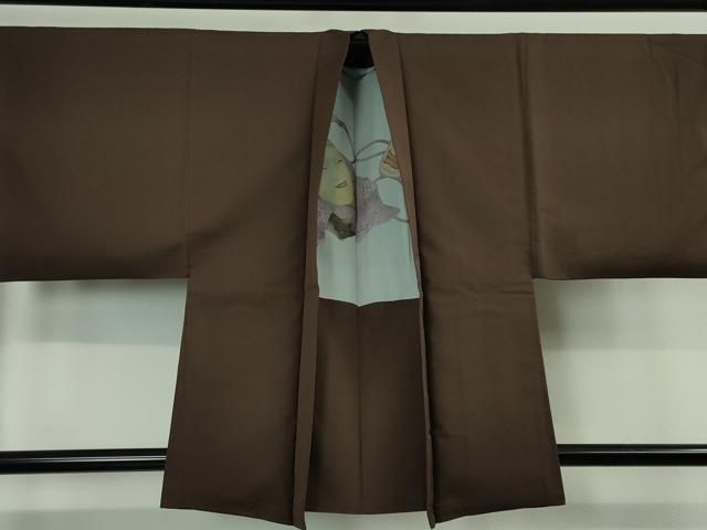 平和屋本店□極上 男性 お召・長襦袢(袷)・羽織・角帯 4点セット 着物  