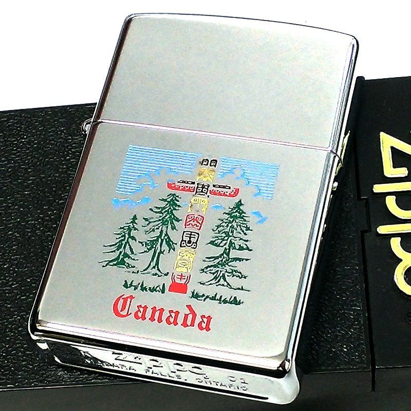 ZIPPO多数出品中ZIPPOライター カナダオンタリオ製 ジッポ2001年製 ナイアガラの滝 廃盤