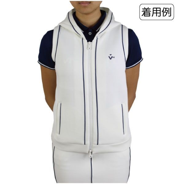 VIVA HEART フリースベスト ネイビー VIVA HEART フリースベスト ネイビー VIVA HEART（ビバハート