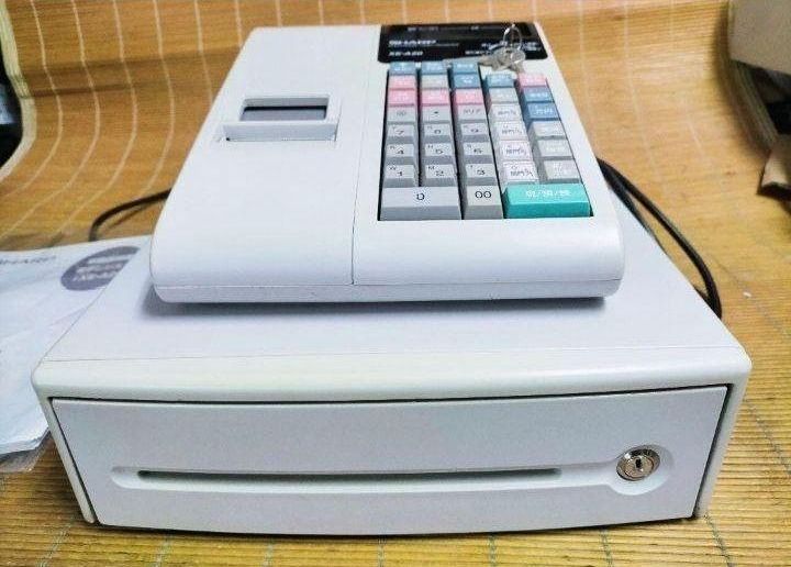シャープレジスター XE-A20 店名設定無料ロゴ可能機種 202555