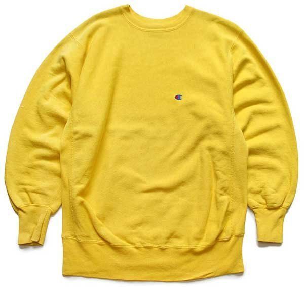 90s USA製 Championチャンピオン ワンポイント リバースウィーブ 