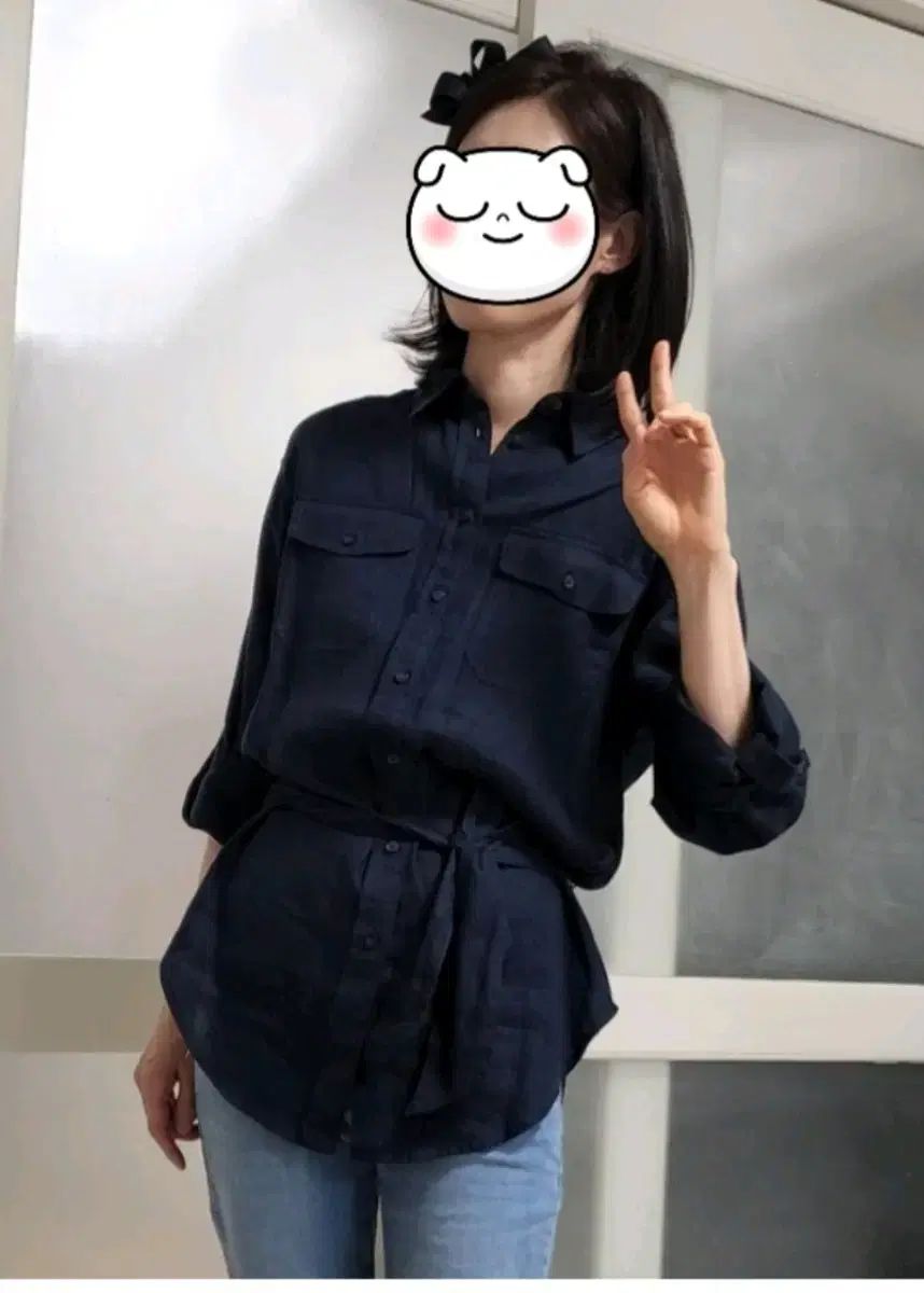 ローレン LAUREN Ralph Lauren ラルフローレン リネン シャツ レディース
