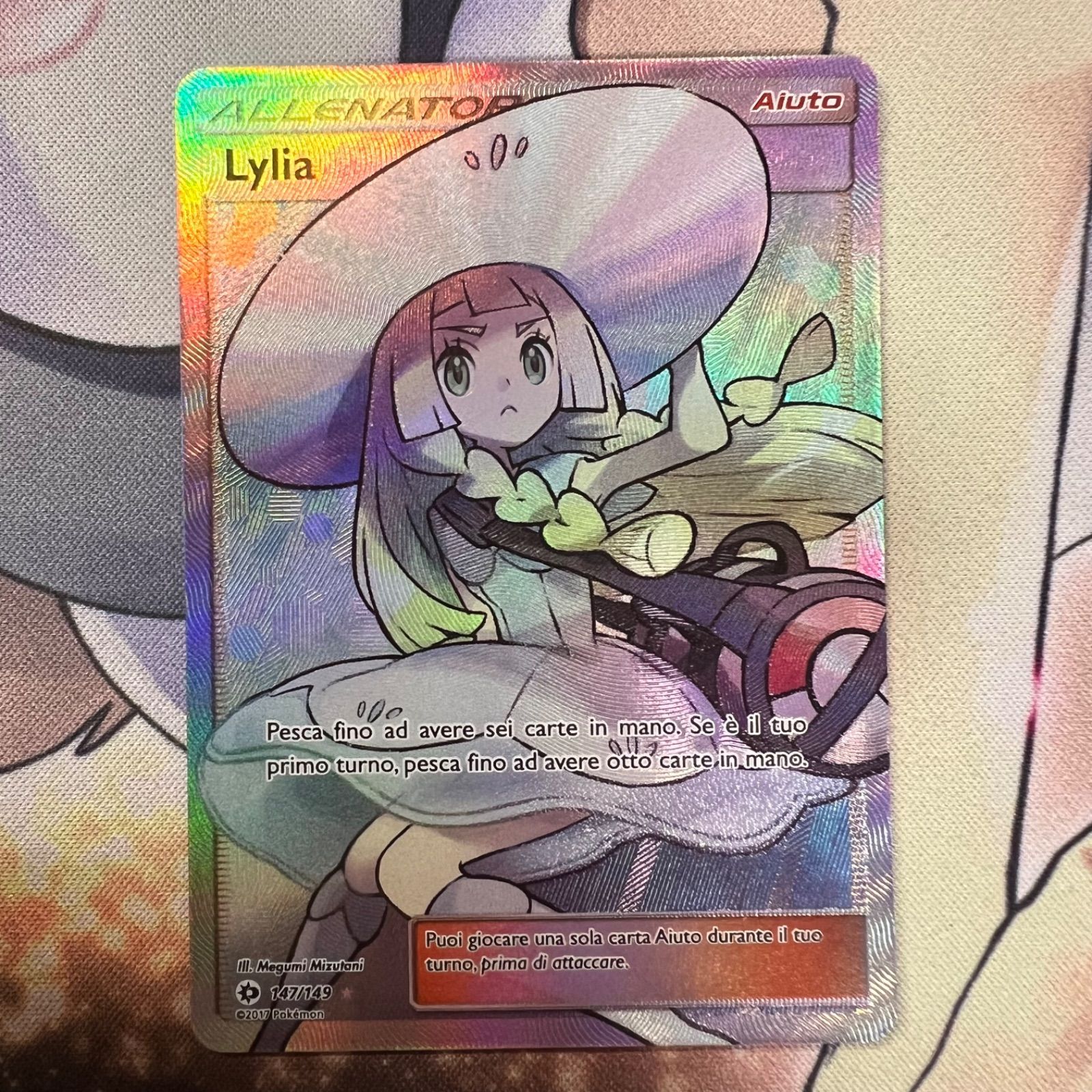 ポケモンカードゲーム 帽子リーリエ SR 英語版 EU版 イタリア語 海外 ポケモンカードゲーム】イタリア語版 リーリエ SR 海外版 英語版