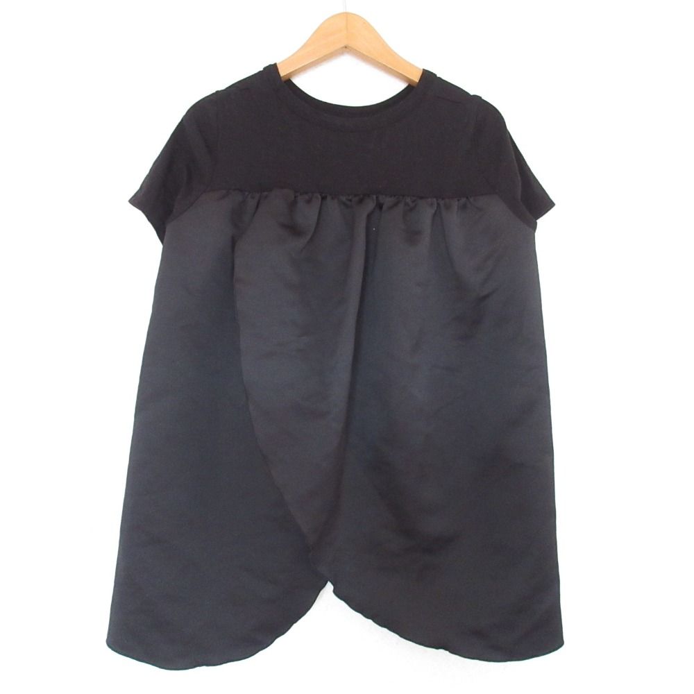 美品 YOKO CHAN ヨーコチャン バタフライフレア ストレッチ 半袖