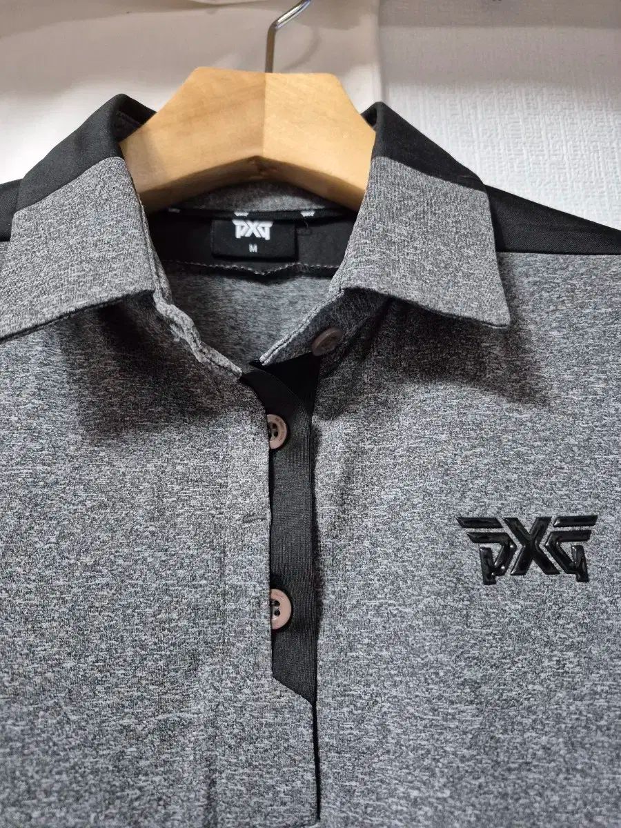 PXG レディース 長袖 ポロシャツ グレー LLC-HASEGAWATOSO_COM