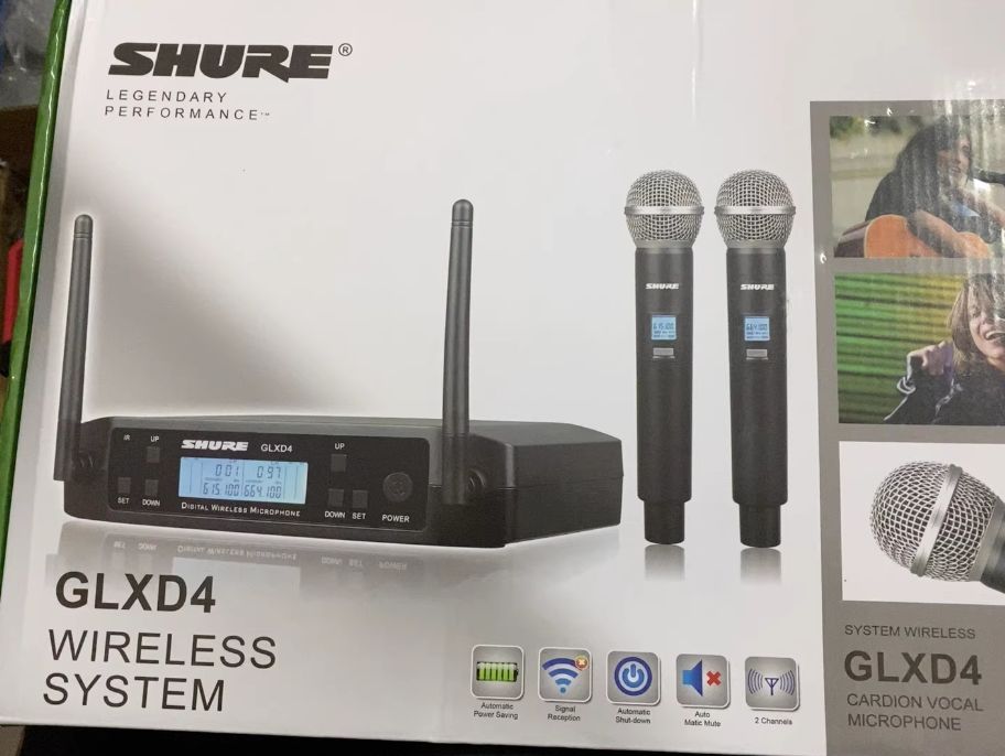 SHURE マイク glxd4 SM58 楽器 機材 - 配信機器 PA機器 レコーディング機器