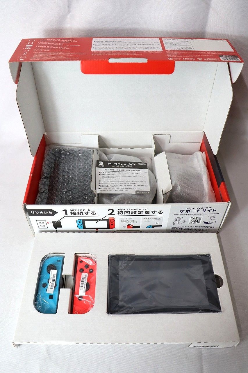 ◇NINTENDO SWITCH 任天堂スイッチ 本体 赤青 - メルカリ