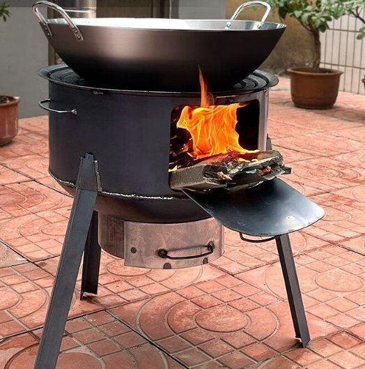 薪コンロ 室内用 鉄製 省エネタイプ 家庭 農村用 高効率 暖房 調理に最適