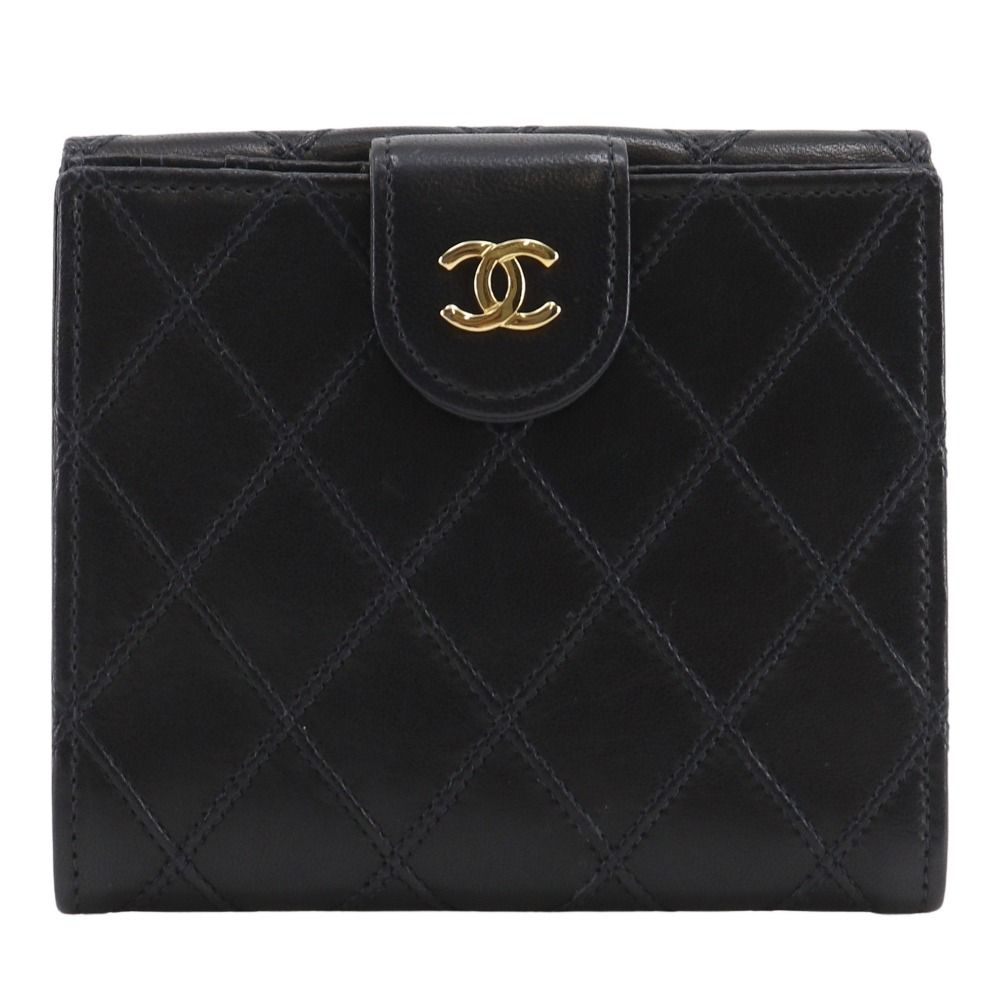 CHANEL】シャネル ビコローレ Wホックココマーク ヴィンテージ