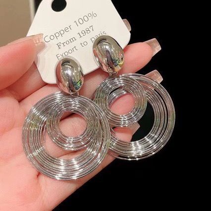 アンティーク ビンテージ 90s ♥︎ ハート ピアス ゴールド シルバー 美品 マットゴールドピアス アンティーク 韓国 アレルギー対応