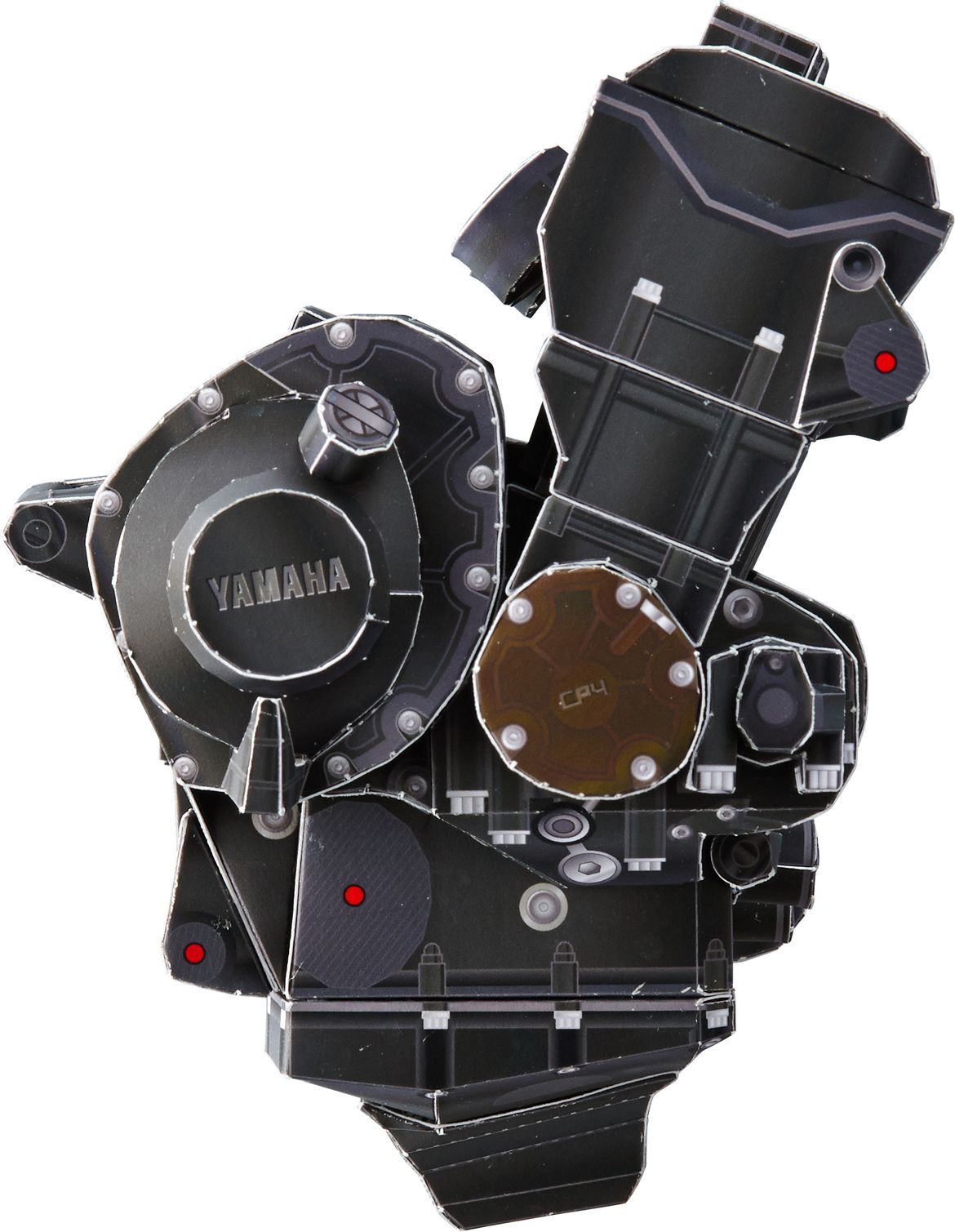 【完売】  MT10 超精密バイクペーパークラフトヤマハMT10_2台セット 自動車